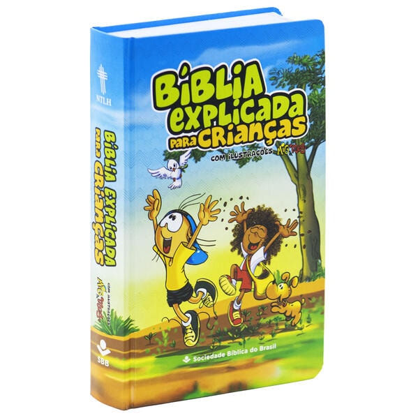 Bíblia Explicada para Crianças Mig & Meg NTLH Capa dura ilustrada