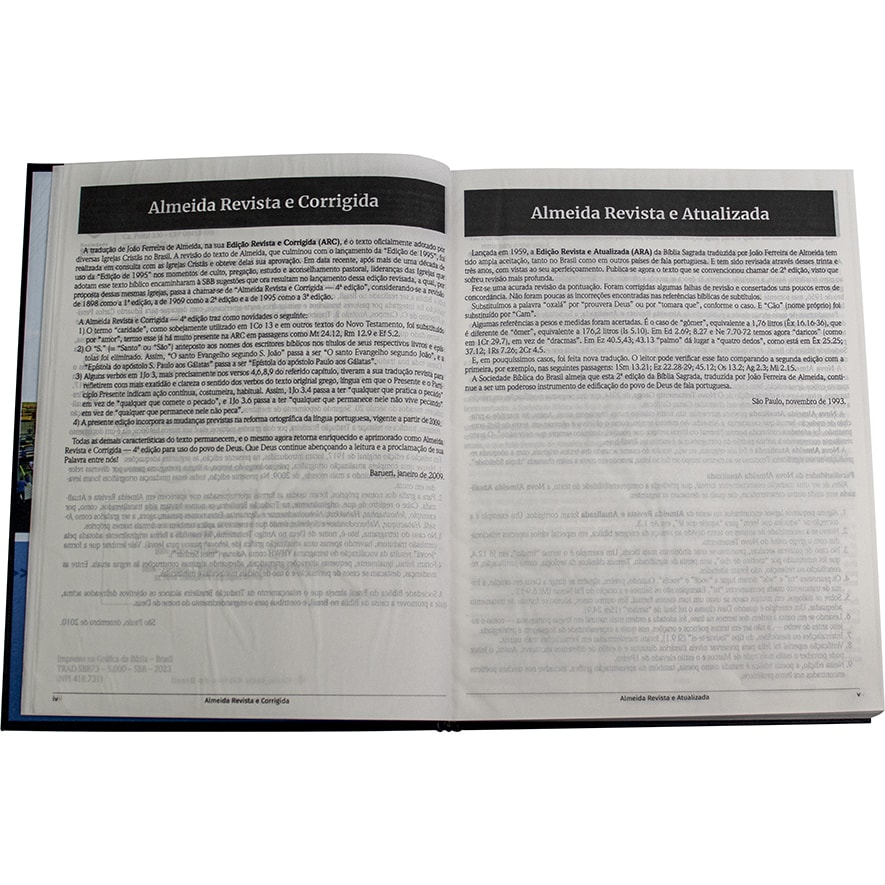 Bíblia Sagrada Traduções SBB - TB / ARC / RA / NAA / NTLH